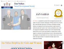 Tablet Screenshot of jansahasindia.org